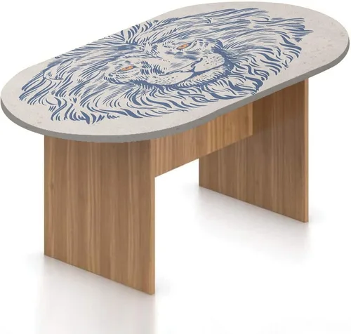 Vista 20 de XISUNYA Mantel ovalado ajustable para patio, moderno mantel de poliéster elástico con estampado de alas de talento de rock, se adapta a mesas
