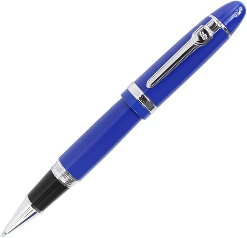 Vista 12 de Expert Deluxe Roller Ball Pen con bolsa para bolígrafo, barril grande, negro y dorado