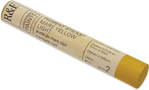 Vista 218 de R&F Handmade Paints - Pigmento profesional al óleo en barra, naranja lizarina, 6.4 fl oz