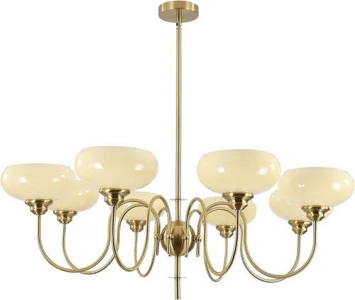 Vista 14 de BOKT Candelabro Francés de Oro y Blanco Moderno de 3 Luces para Comedor Sobre Mesa Candelabros Vintage para Vestíbulo Ajustables