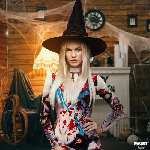 Vista 5 de Scary Halloween Jumpsuits for Women - Halloween Costumes Halloween Party Costume for Halloween Party Halloween Cosplay