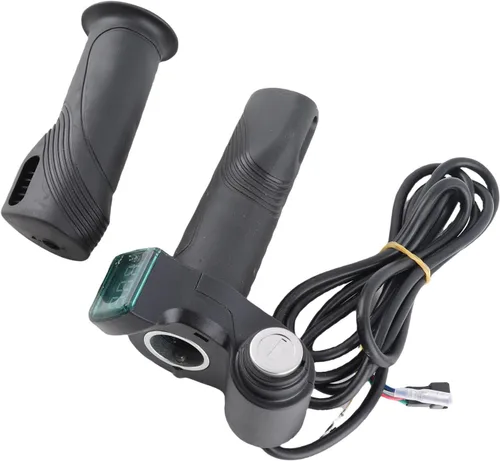 Vista 2 de E 48V Gas, agarre eléctrico del acelerador, control de velocidad, agarre del acelerador, 48 V, 36 V, 24 V, 6 V, empuñaduras de manillar para scooter