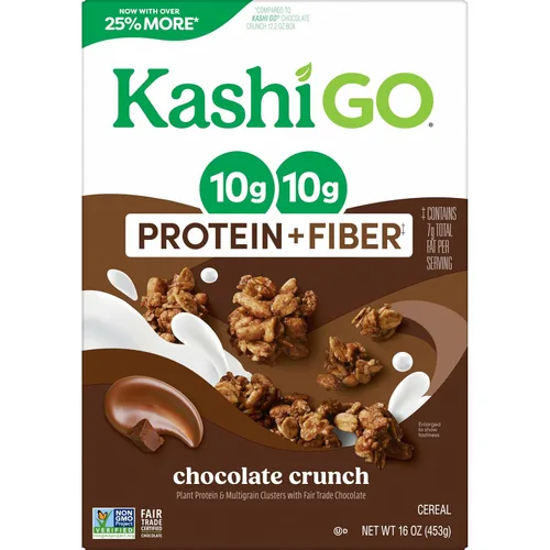 Vista 7 de Kashi GO Chocolate Crunch Proteína Cereal 16oz