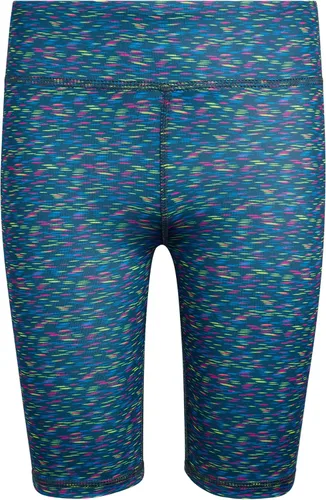 Vista 5 de Pantalones cortos de ciclismo para niñas, paquete de 4 pantalones cortos de compresión atlética de cintura alta para niñas, para baile, yoga