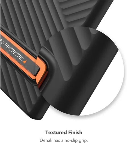 Vista 5 de GEAR4 ZAGG Denali Snap - Funda texturizada compatible con iPhone 14 Pro, protección contra caídas D30 para hasta 16 pies, placa trasera reforzada