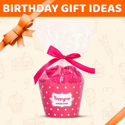 Vista 2 de HAPPYPOP Ideas de calcetines de cumpleaños, regalo de cumpleaños para mujeres de 75, 80, 85, 90, 95, 100 años Fabulous 100 Rosa
