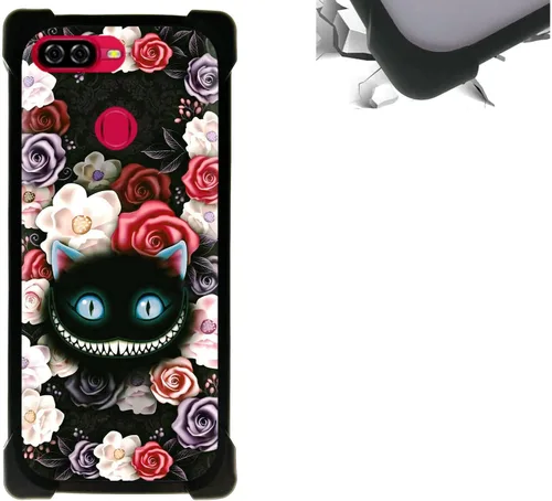 Vista 43 de jioeuinly Funda compatible con ZTE Blade X1 5G Phone Case PC Backplane + cubierta de silicona suave marco XSH