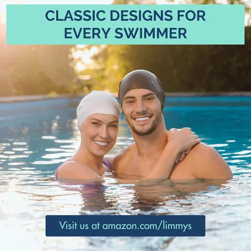 Vista 8 de Limmys Gorro de Natación Premium para Mujeres con Cabello Largo – Gorro de Natación de Silicona Suave para Mujeres – Cómodo, Ajuste con Espacio