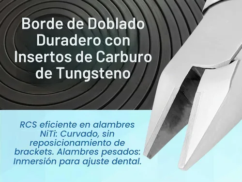 Vista 2 de Alicates Adams con inserciones de carburo de tungsteno Arco de ortodoncia formando Alambre doblado cierre formando Golden Dot Series ARTMAN