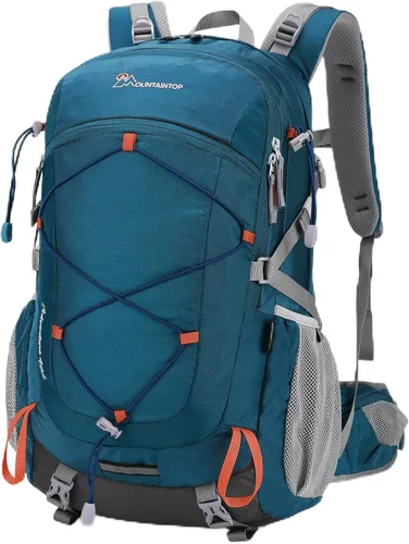 Vista 16 de Mochila de senderismo MOUNTAINTOP de 40 L, mochila ligera para exteriores Verde militar