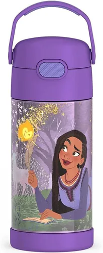 Vista 35 de THERMOS FUNTAINER Botella de agua con pajita, 12 onzas, Avengers