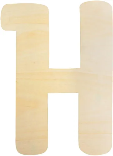 Vista 14 de Letras de madera sin terminar de 12 pulgadas, letra A de madera grande para decoración de pared