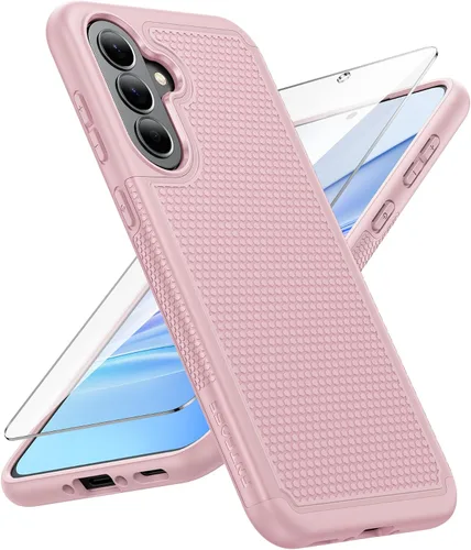 Vista 147 de FNTCASE Funda para Motorola Moto G-Power-5G-2024: funda protectora de doble capa resistente para teléfono celular a prueba de golpes con parte