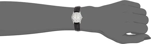 Vista 4 de Casio LTPV001L-7B Reloj de cuarzo de cuero negro para mujer Negro Reloj de cuarzo