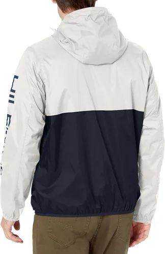 Vista 3 de Tommy Hilfiger - Chaqueta impermeable con capucha para hombre ligera para lluvia