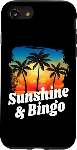 Vista 13 de Funda de playa para iPhone 15 Sunshine and Bingo con divertido jugador jugando ganador