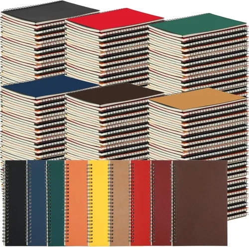 Vista 26 de Yahenda Cuaderno de Espiral al Por Mayor A5 Diario Rayado 8.3'' x 5.5'' Papel de Composición para Escritura Bloc de Notas Pequeño Cuaderno