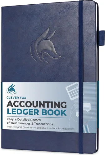 Vista 8 de Clever Fox Libro de contabilidad - Libro de contabilidad para pequeñas empresas y uso personal - Libro de cuentas columnar para rastrear dinero