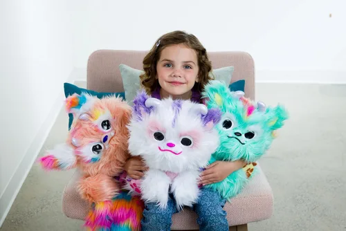 Vista 4 de Furlings Aspen - Juguete de peluche interactivo de 13 pulgadas, más de 80 sonidos y animaciones, regalo para niñas y niños mayores de 3 años