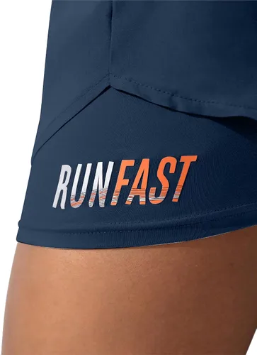 Vista 6 de Pantalones cortos de entrenamiento 2 en 1 para mujer, para gimnasio, yoga, correr, ciclismo, tenis, faldas de verano