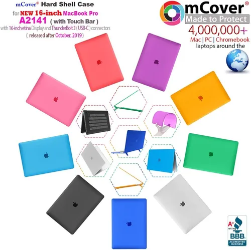 Vista 2 de mCover Funda rígida para MacBook Pro modelo A2141 de 16 pulgadas de finales de 2019