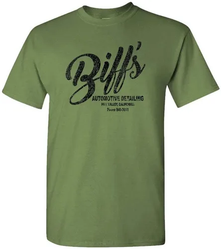 Vista 6 de The Goozler Biffs Automotive Detailing - bttf Future Movie 80's - Camiseta unisex Carbón