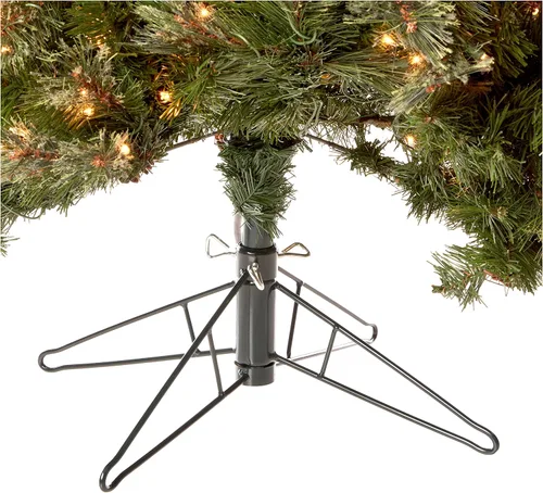 Vista 2 de Special Happy Corp LTD Royal Cashmere - Árbol de Navidad artificial preiluminado de 7-1/2 pies de alto con 500 transparentes