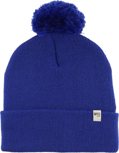 Vista 8 de Minus33 - Gorro de punto con pompón de peso medio, 100% lana merina, gorro de invierno