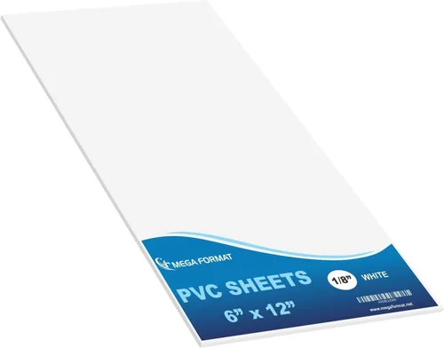 Vista 74 de Mega Format Hojas de plástico de PVC expandido – Hoja negra rígida de 5 x 7 pulgadas para manualidades, señalización y exhibiciones – Sintra Negro