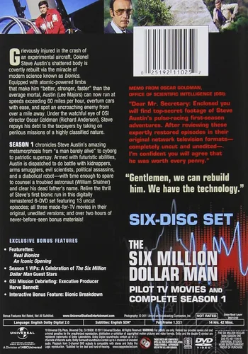 Vista 2 de The Six Million Dollar Man Season 1