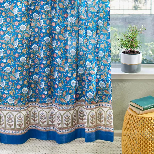 Vista 12 de Panel de cortina transparente blanco y dorado con alzapaños, 100% gasa de algodón, con pestaña superior o bolsillo para barra para decoración