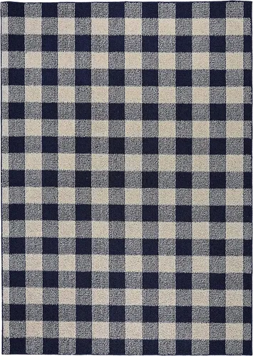Vista 9 de Garland Rug Country Living Buffalo - Alfombra a cuadros de 5 pies x 7 pies, para interiores y exteriores, diseño geométrico, resistente a