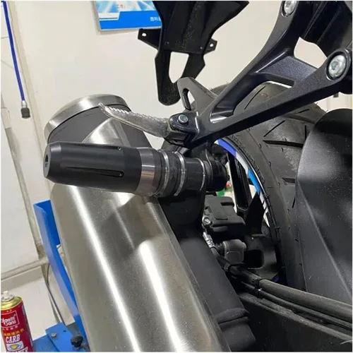 Vista 7 de Motorcycle CNC Accessories Exhaust Frame Sliders Crash Pads Falling Protector for Yamaha XT660X XT660 X XT 660X 2004-2017 2016 Anti-Fall Frame Black
