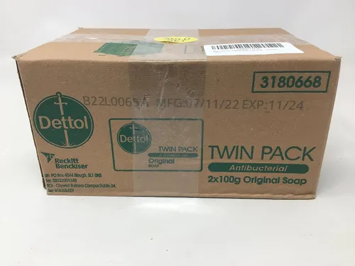 Vista 8 de Dettol, jabón antibacteriano Original - 100 g/3.5 onzas