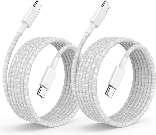Vista 9 de Cable de carga rápida USB C a C de 10 pies, cable de carga largo tipo C a USB C para Apple iPhone 17 Pro Max/17 Air/16 Pro/15 Plus, MacBook Pro