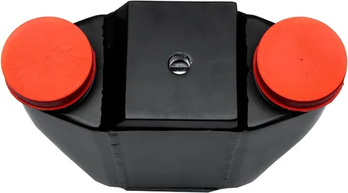 Vista 4 de Universal 11" X9.5" X3.5" 2.5" Intercooler de agua a aire Entrada de aire NPT 1/2 Negro