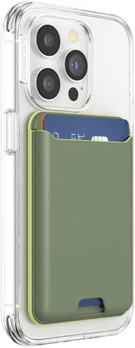 Vista 18 de PopSockets Softgoods - Cartera de teléfono con agarre expandible y anillo adaptador para MagSafe, soporte para tarjetas de teléfono, compatible