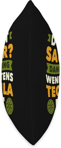 Vista 2 de Enjoying A Strong Alcoholic Drink Made In Mexico Dann Bring Wenigstens - Almohada de tequila con alcohol, 16 x 16 pulgadas, multicolor