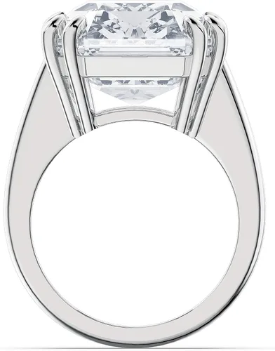 Vista 2 de SWAROVSKI Colección de joyas de anillo Mesmera, acabado de rodio, cristales transparentes
