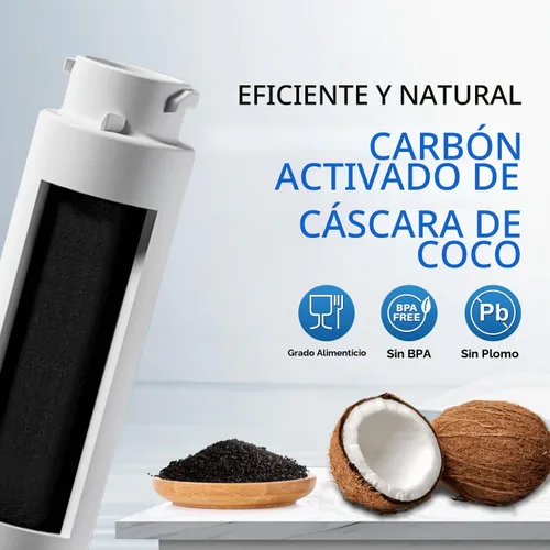 Vista 5 de PUREPLUS EPTWFU01 Filtro de agua para refrigerador, compatible con Frigidaire EWF02, GP006, Pure Source Ultra II, RWF5800A, paquete de 4