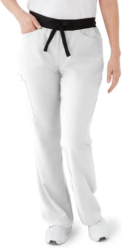 Vista 17 de ave. Women's Coastal Seven Pocket Bootcut Scrub Pant Negro