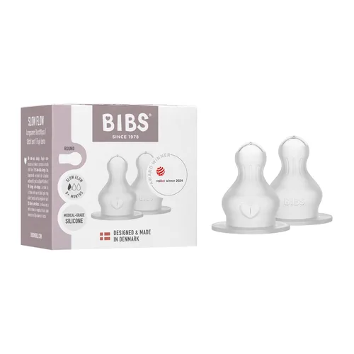 Vista 12 de BIBS Pezón para biberón, silicona, más de 6 meses, flujo grueso, paquete de Flujo grueso Silicona