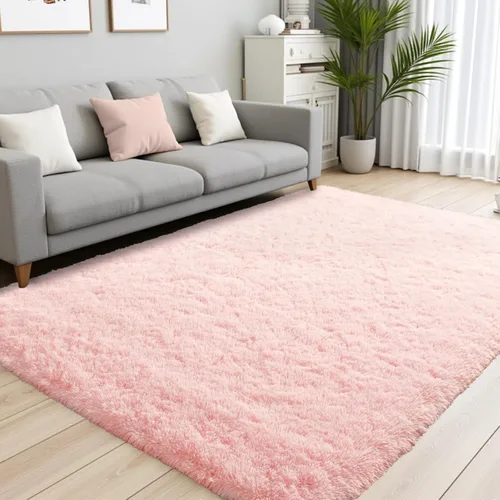 Vista 38 de Terrug Alfombra Corredor Negra Esponjosa para Dormitorio, 2x6 Pies Lindas Alfombras de Área de Pelo Largo para Pasillo, Alfombra de Felpa Suave