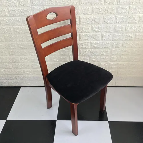 Vista 10 de Juego de 6 fundas de asiento de terciopelo para sillas de comedor, fundas de asiento elásticas para sillas de comedor, fundas de asiento lavables