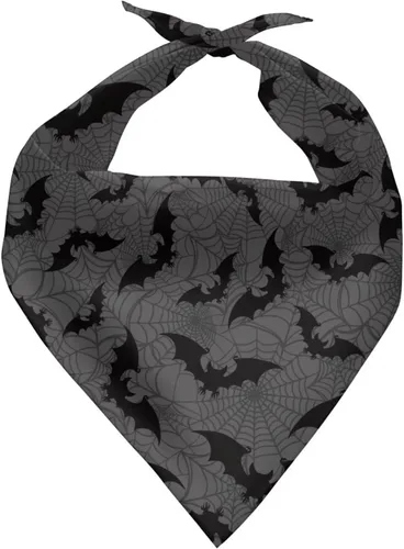 Vista 25 de Howilath Bandana con estampado de murciélago y luna para perro, baberos triangulares, bufanda clásica para mascotas, pañuelo, suministros