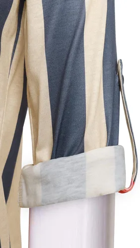 Vista 5 de Moyabo - Blusa de manga 34, con zíper y escote en V, para mujer