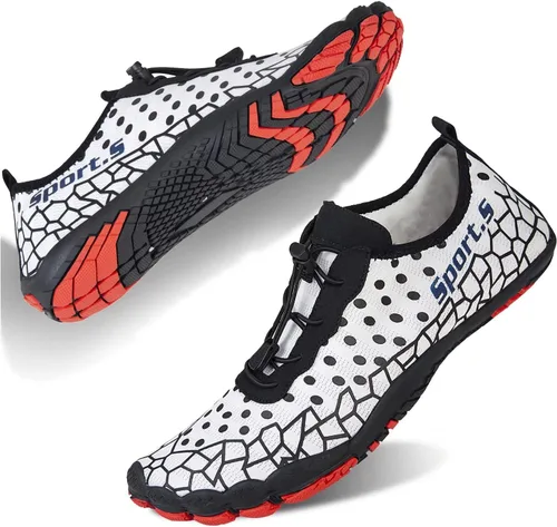 Vista 7 de Water-Shoes-Mens-Womens Quick-Dry Barefoot-Swim Diving Shoes-Aqua-Socks for Sports Climbing Beach Surf