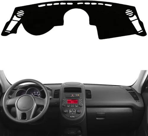 Vista 11 de Tapete para cubierta de tablero de instrumentos de automóvil, compatible con Cadillac CTS 2003-2007 con volante a la izquierda