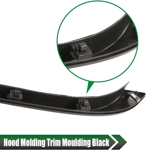 Vista 3 de GRAND ORANGE Moldura de capó de rejilla delantera compatible con Mini Cooper 2007-2015 MC1235100 51132751040