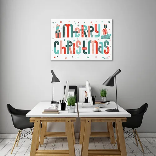Vista 5 de Jaxson Rea "Retro Holiday I Gallery Wrapped Canvas by Laura Marshall, 15" x 10